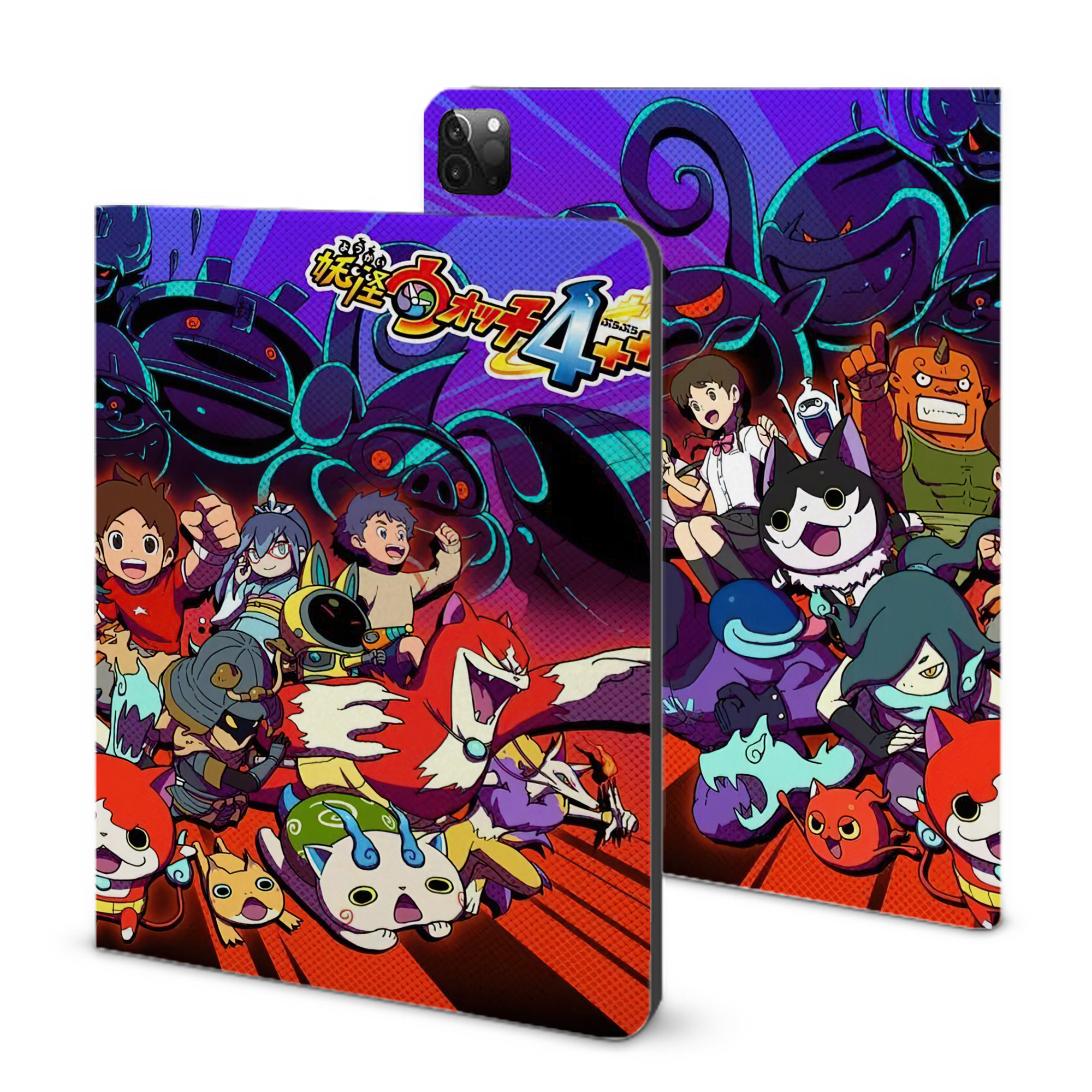 （画像用） 妖怪ウォッチ Yo-kai Watch IPadケース ペンホルダー付き ブックスタイルデザイン